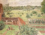 Camille Pissarro The Woman on the side of Wall oil painting picture wholesale